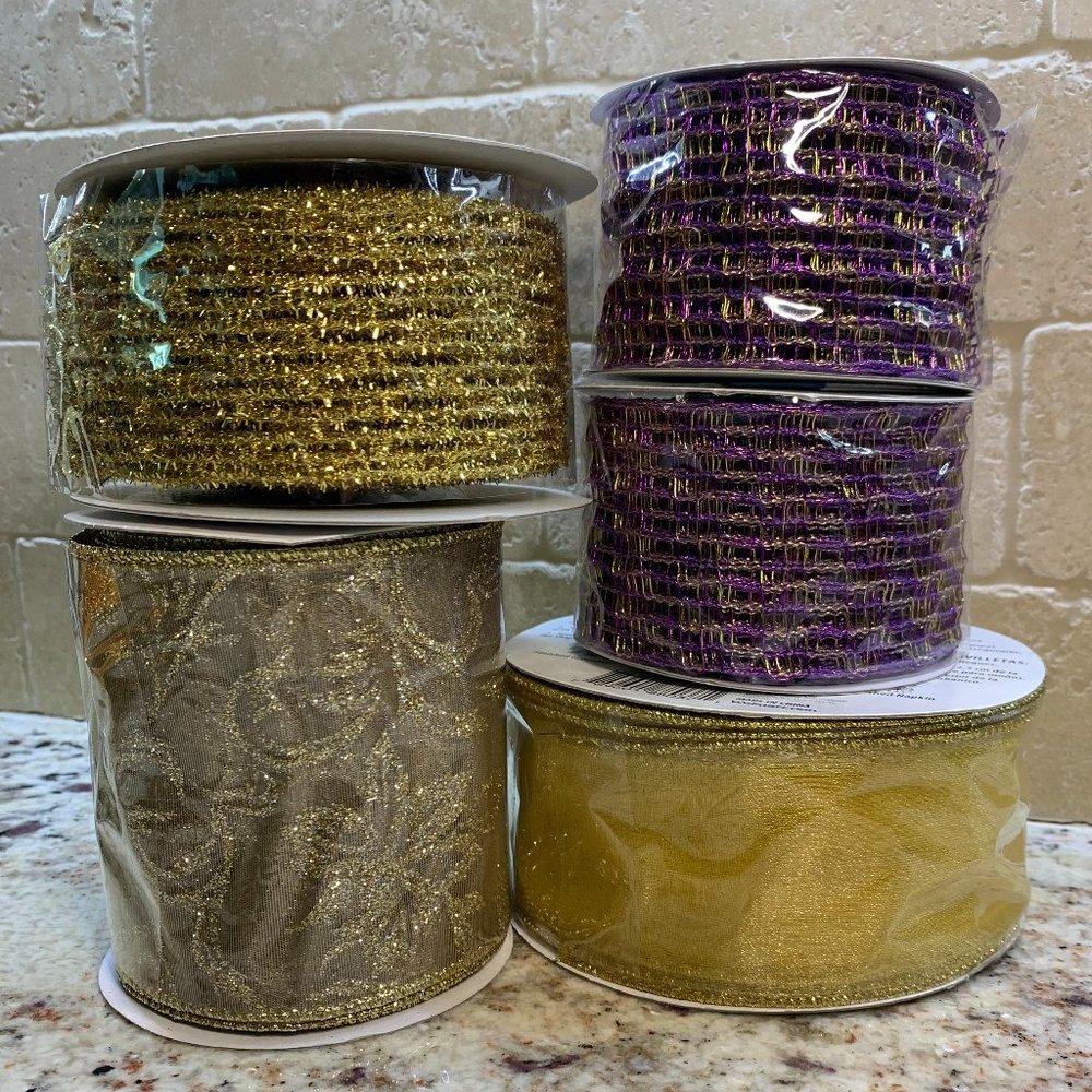 Ribbon Lot of 5 rolls